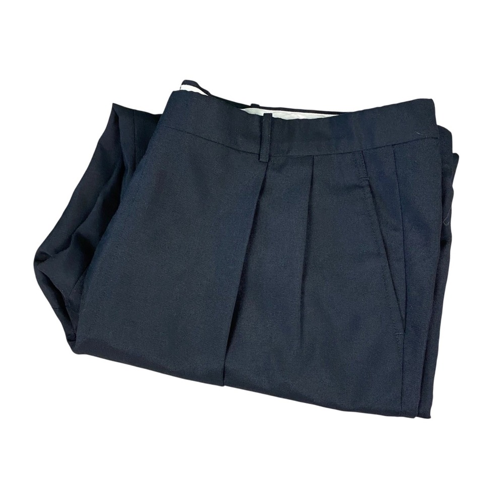 Roberto Visconti Pants Men's 44R‎ Black Wool Blend Dress Pleated Front